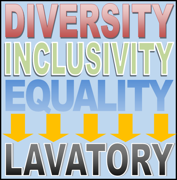Diversity+Inclusivity+Equality=Lavatory